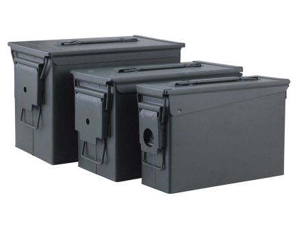 Reliant 3-Piece Ammo Cans, Green Metal