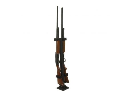 Ranger Rugged Gear Black Metal Removable Floor Mount 2-Gun Holder, Universal - 10082