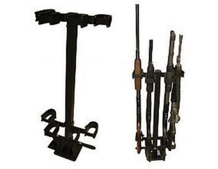 Ranger Rugged Gear Black Metal Removable Compact Floor Mount 4-Gun Holder, Universal - 10084