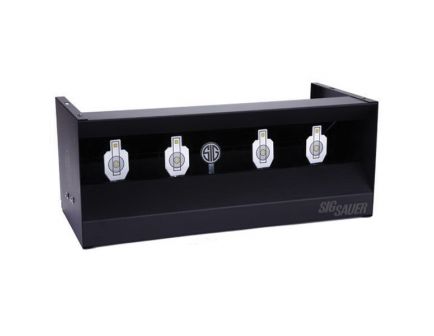 Sig Sauer Circular Quad Shooting Gallery, White - AIRTARGETQUA