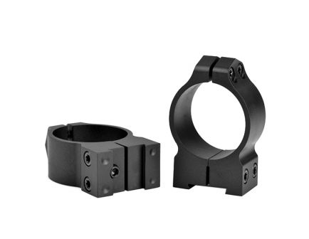 Warne Scope Mounts 30mm Medium Fixed Scope Ring, Matte Black - 14B1M