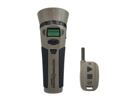 Western Rivers Mantis 75R Electronic Portable Game Call, Black/Brown - GC75