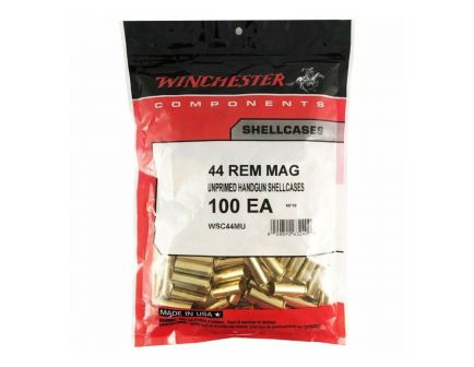 Winchester 44 Rem Magnum Reloading Brass, 100 - WSC44MU