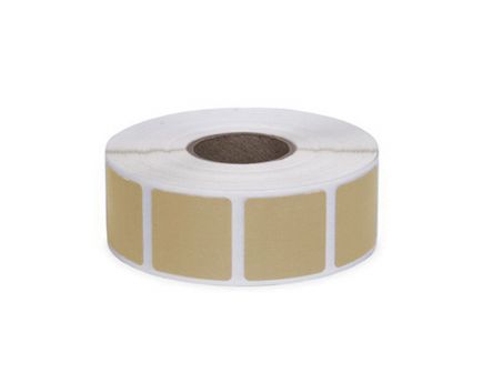 Action Target Law Enforcement 0.875" Square Self-Adhesive Target Bullet Hole Repair Paster, Buff, 1000/box - PAST/BUFF