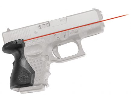 Crimson Trace Rear Activation Replacement Laser Grip for Glock Gen4 26/27/33 Pistols, Black - LG-852