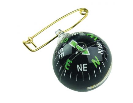 Allen Small Liquid Filled Pin On Compass, Black - 484