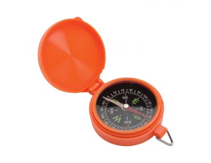 Allen Small Pocket Compass, Hi-Vis Orange - 487