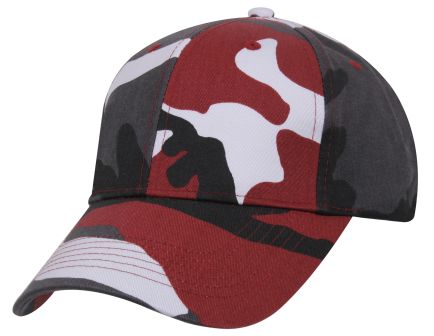 Rothco Supreme Camo Low Profile Cap - Red Camo