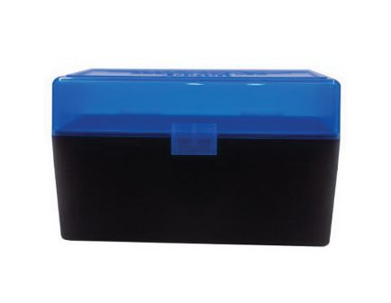 Berrys Bullets 409 .243 Win/.308 Win 50 Round Flip-Top Ammo Box, Blue/Black - 82467