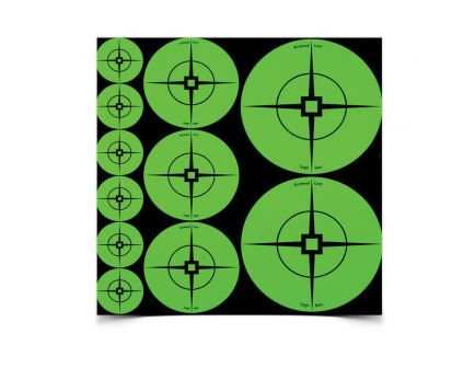 Birchwood Casey Target Spots 1", 2" and 3" Self-Adhesive Crosshair Design Target, Green - 33938