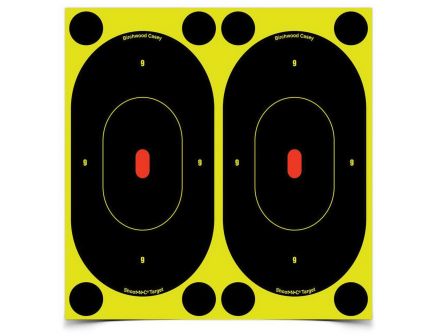 Birchwood Casey Shoot-N-C 7" Self-Adhesive Silhouette Target, Black, 12/pack - 34710