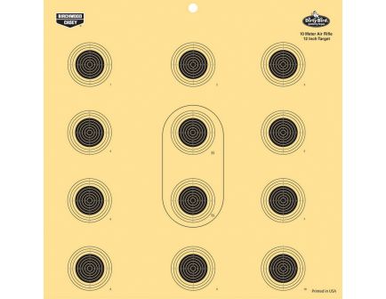 Birchwood Casey Dirty Bird 12" Reactive Target, Tan/Black, 12/pack - 35024