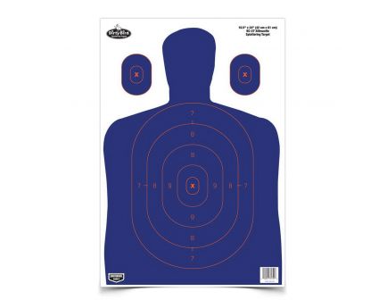 Birchwood Casey Dirty Bird 16.5" x 24" Figure Silhouette BC27 Target, Blue/Orange, 5/pack - 35753