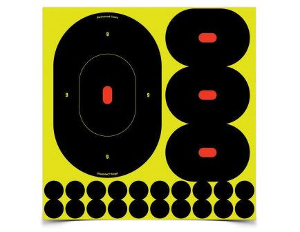 Birchwood Casey Shoot-N-C 9" Self-Adhesive Silhouette Target, Black, 5/pack - 34905