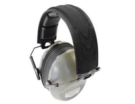 Birchwood Casey Krest 24 dB Over the Head Low-Profile Passive Earmuff, Gray - 43210