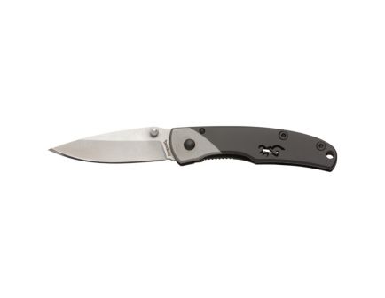Browning Mountain Ti2 Drop Point Folding Knife, 2.13", Black/Gray - 3220320