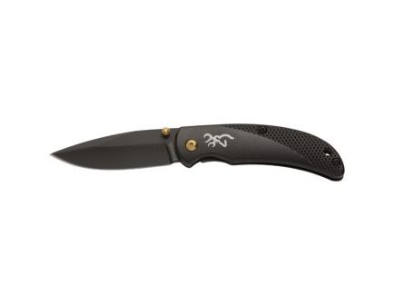 Browning Prism 3 Drop Point Folding Knife, 2.875", Black - 3220340