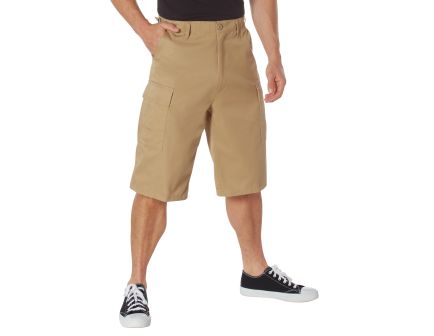 Rothco Long Length Bdu Shorts - Khaki, Large