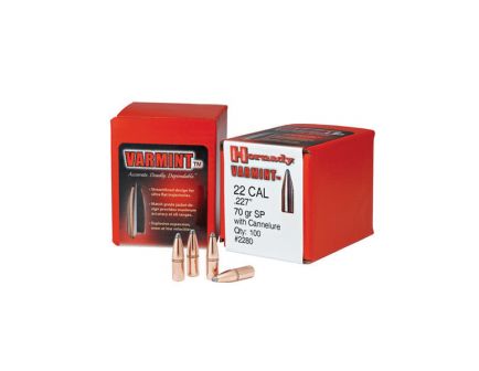 Hornady Varmint .30 100 gr Short Jacket Rifle Bullet, 100/box - 3005