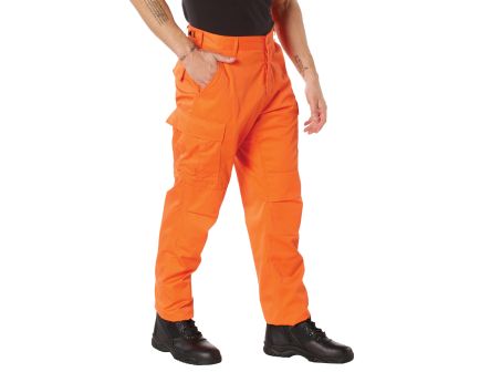 Rothco Tactical Bdu Pants - Blaze Orange, Large