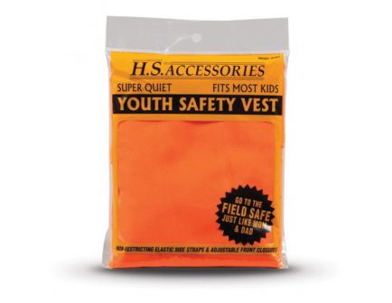 Hunter's Specialties Super Quiet Youth Neoprene Safety Vest, Blaze Orange - 02001
