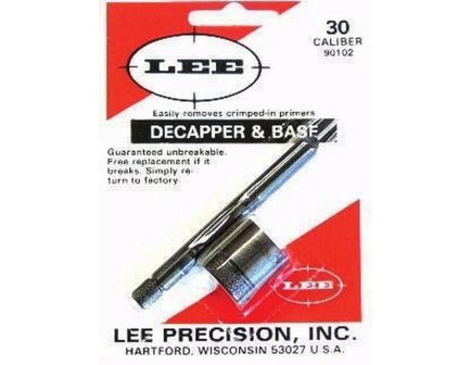 Lee Precision .30 Steel Decapper and Base - 90102