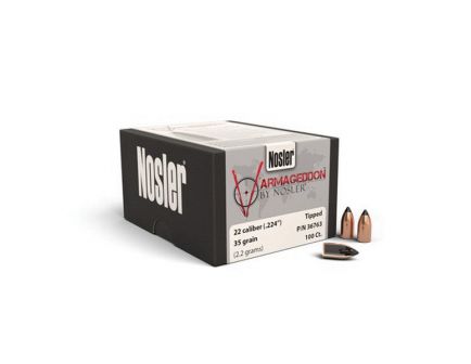 Nosler Varmageddon .22 35 gr FBTP Rifle Bullet, 100/box - 36763