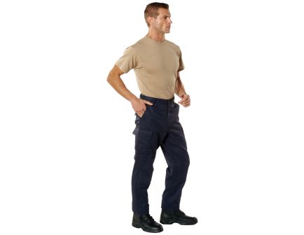 Rothco Tactical Bdu Pants - Midnight Navy Blue, Medium - Long