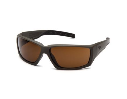 Pyramex Safety Overwatch Wraparound Eyewear, Bronze H2X Anti-Fog Lens - VGSG718T