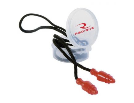 Radians 28 dB Corded Ear Plug, Red/Black - JP3150HC