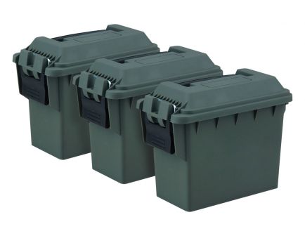 Ranger Rugged Gear Reliant 3-Piece Mini Ammo Box, Green - RRG-1001X3-02