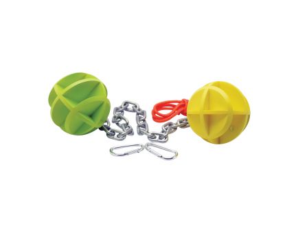 SME 4" Self-Healing Dueling Balls Target, Green/Yellow - SME-BBC