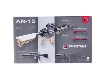 TekMat AR-15 Weapons Platform Design Door Mat, 42" W x 25" H x 0.125" T, Multi-Color - 42-AR15-WPD