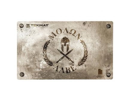 TekMat Molon Labe Door Mat, 42" W x 25" H x 0.125" T, Brown - 42-MOLONLABE
