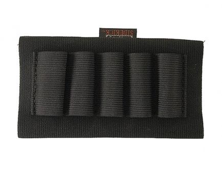 Uncle Mikes Buttstock Shotgun 5 Rounds Black Nylon - 88491