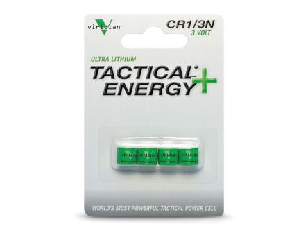 Viridian Tactical Energy + 3 V Lithium Battery, 4/pack - 13N4