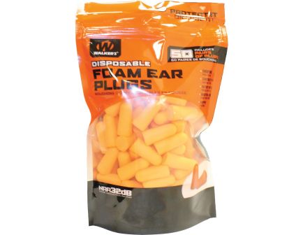 Walkers Game Ear 32 dB Inside the Ear Plug, Orange, 25 Pair/bag - GWPFP25BAG