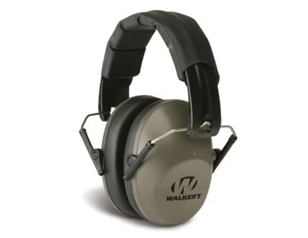Walkers Game Ear 22 dB Over the Head Pro Low-Profile Folding Earmuff, Flat Dark Earth - GWPFPM1FDE