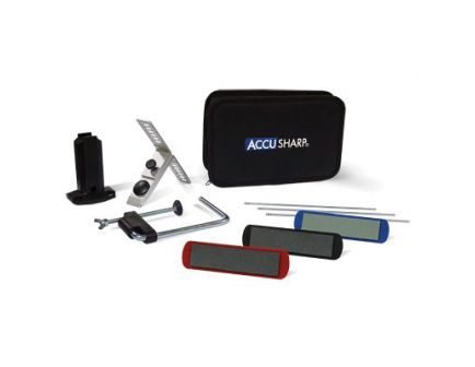 AccuSharp Knife Sharpener 3 Stone Precision Sharpening Kit - 060C