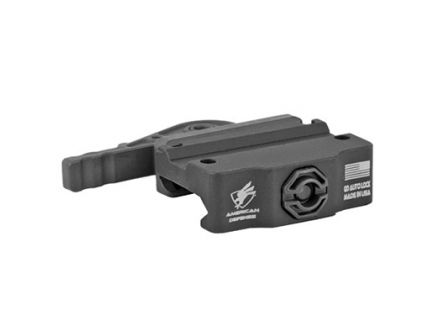 American Defense Mount w/ Quick Release Fits Trijicon MRO, Black - AD-MRO-L-STD-TL