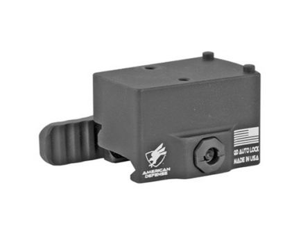 American Defense QR Mount Fits Trij. RMR Co-Witness Height, Blk - AD-RMR-CO-STD