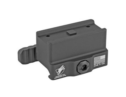 American Defense QR Mount Fits Aimpoint Micro, Abs. Co-Witness Height, Blk - AD-T1-10-STD