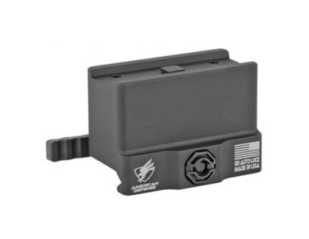 American Defense Mount Fits Aimpoint Micro T-1 w/ Quick Release, Black - AD-T1-11-STD-TL