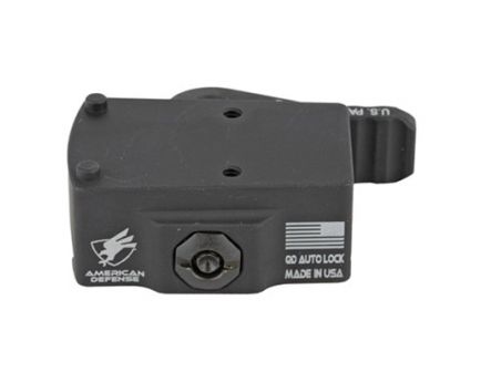 American Defense QR Mount Fits Trijicon RMR RH Lever, Black - AD-RMR-RH STD