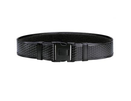 Bianchi 7950 2.25" Duty Belt Size 34-40 Medium Basketweave Duraskin Belt, Black - 22125