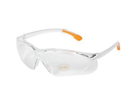 Allen Shooting Glasses, Clear/Orange Finish - 22753