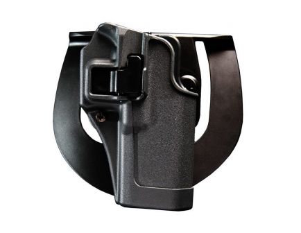 Blackhawk Serpa CQC Size 2 Left Hand Glock 19 Concealment Injection Molded Sportster Holster, Matte Gunmetal Gray - 413502BK-L