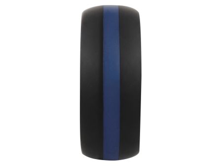 Rothco Thin Blue Line Silicone Ring - Ring Size 10