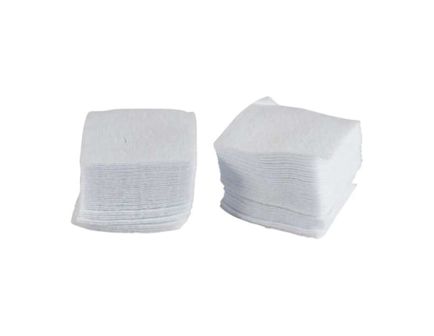 Brownells 1.75" x 1.75" Square Gun Cleaning Patch, White Pack of 75