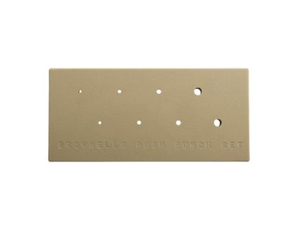 Brownells 6.38" x 3" x 0.50" Alignment and Push Punch Bench Block